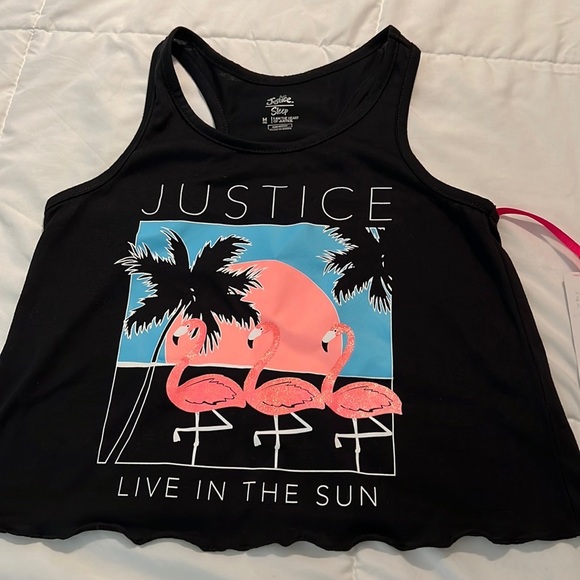 Justice Girls Tank Top Pajama Sleep, Size M - Picture 2 of 5